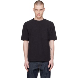 Black Patch Pocket T Shirt 242419M213002