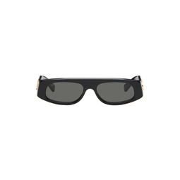 Black Geometric Shaped Sunglasses 242451F005057