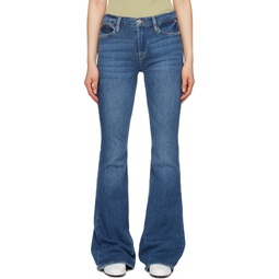 Blue Le High Flare Jeans 242455F069000
