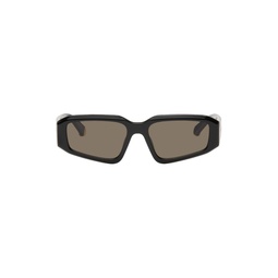 Black Rectangular Sunglasses 242471F005001