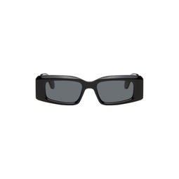 Black Rectangular Sunglasses 242483F005003