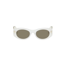 White Roma Sunglasses 242693F005004