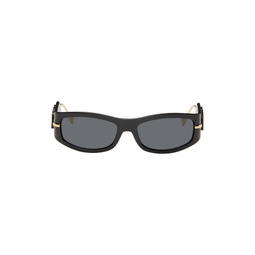 Black   Gold graphy Sunglasses 242693M134003