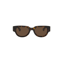 Brown Tri Fold Sunglasses 242798M134032