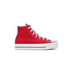 Red Chuck Taylor All Star Lift Hi Sneakers 242799F127005