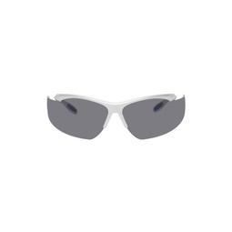 SSENSE Exclusive Silver  Sunglasses 242810F005000