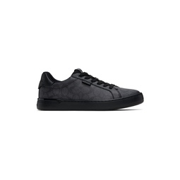 Black   Gray Lowline Sneakers 242903M237012