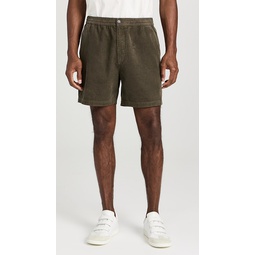 Pull on Easy 5.5 Shorts in Fine Wale Cord