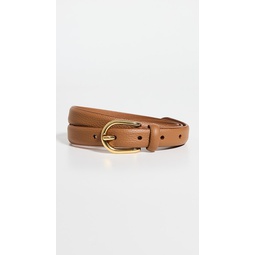 Skinny Soft Grained Leather Belt