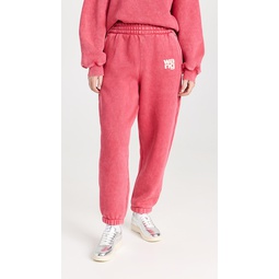 Essential Terry Classic Sweatpants with Puff Paint Logo