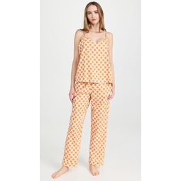 Polka Dot Long Sleeve Pajama Set