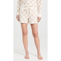 Cozy Cotton Checkered Shorts