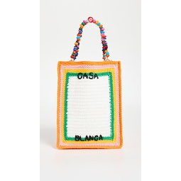 Pebble Handle Crochet Bag