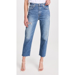 Daphne Crop High Rise Stovepipe Jeans