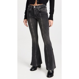 Pixie Le High Flare Side Slit Jeans