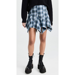 Xia Plaid Miniskirt