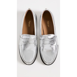 Laminated Upper Jerry Loafers