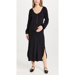 The Longsleeve Pointelle Nightgown