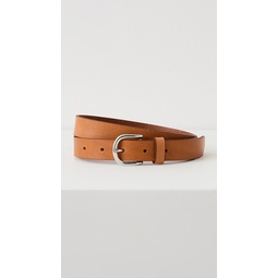 Buckle Leather Zap Belt