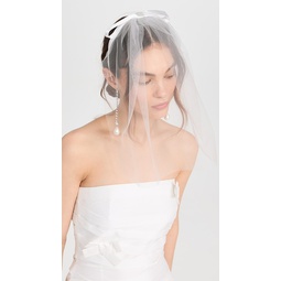 Gretta Bow Voilette Headband