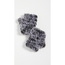 Snowtop Faux Fur Knitted Mandy Mittens