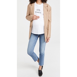 The Lara Straight Ankle Maternity Jeans
