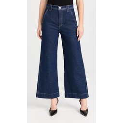 The Avery Wide Leg Ankle Jeans