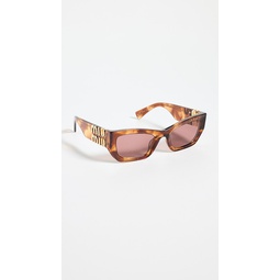 09WS Rectangular Sunglasses
