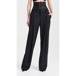 Lace Bustier Trousers