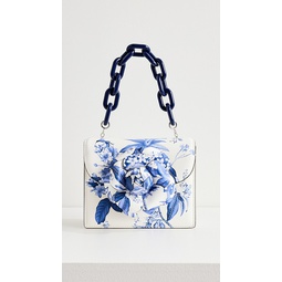 Mini Trio Flora and Fauna Toile Print Crossbody Bag