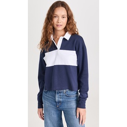 Rugby Cropped Long Sleeve Top