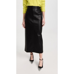 Yve Maxi Faux Leather Skirt
