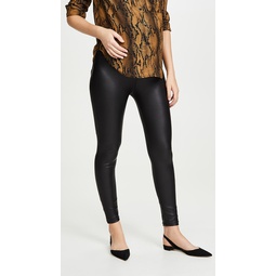 Liquid Double Layer Over-Belly Leggings