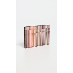 Multi Stripe Card Case
