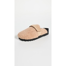 Fuzzy Loafer Mules