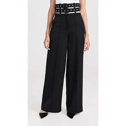 Double Belt Detailed Trousers