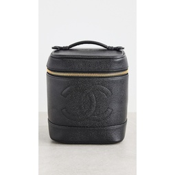 Chanel Caviar Leather Vertical Vanity Bag