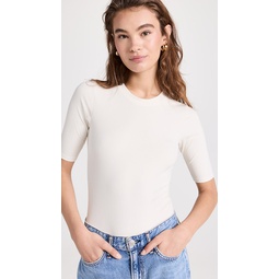 Suit Yourself Ribbed Short Sleeve Bodysuit