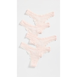 Pink-A-Boo Thong 4-Pack