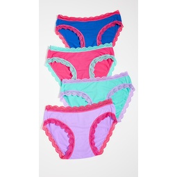 Knicker Four Pack - Bright Contrast