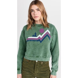 Alpine Crop Sweatshirt