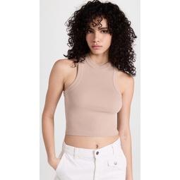 Ribbed T Cropped Tank