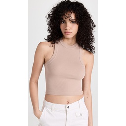 Ribbed T Cropped Tank