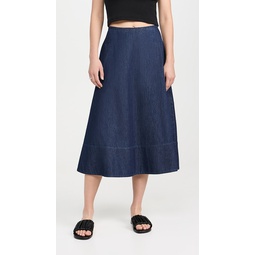 Summer Denim Circle Skirt