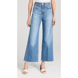 Taylor Cropped High Rise Wide Jeans