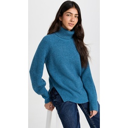 Cashmere Luxe Ribbed Turtleneck