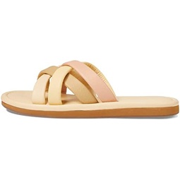 Madewell Womens Francine Puffy Woven Slides
