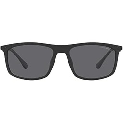 Emporio Armani Mens Ea4171u Universal Fit Rectangular Sunglasses