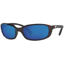 Costa Brine 6S9017 Oval Sunglasses for Men + BUNDLE with Designer iWear Eyewear Care Kit