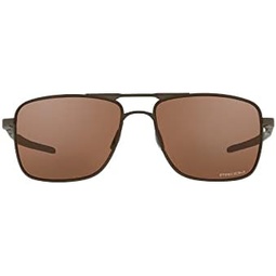 Oakley Mens Oo6038 Gauge 6 Titanium Square Sunglasses